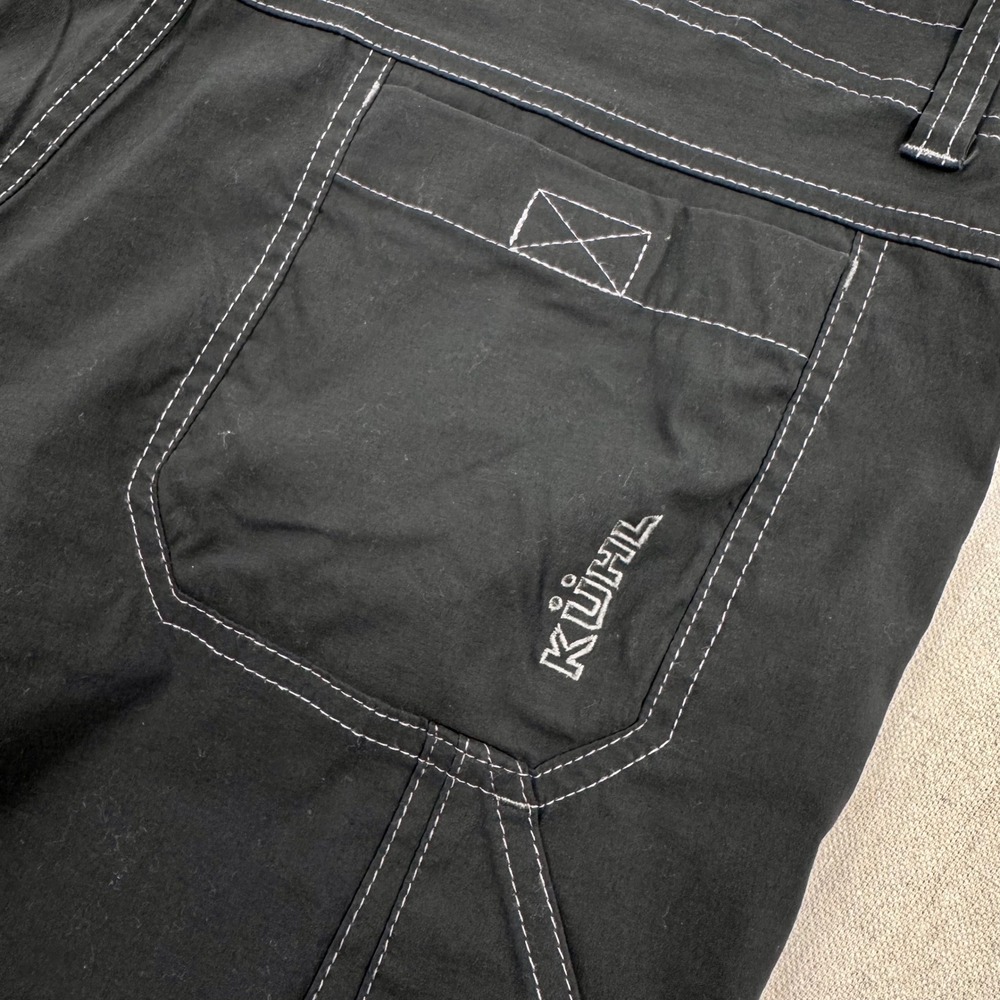 Kuhl Renegade Cargo Shorts Mens 36 Black Hiking Outdoor Nylon Stretch 10 Inseam - Picture 5 of 8